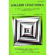 ENGLISH LINGUISTICS 18 Number2 [全集叢書]