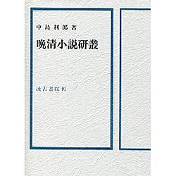 晩清小説研叢 [単行本]