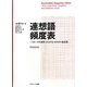 連想語頻度表―3モーラの漢字・ひらがな・カタカナ表記語 [単行本]