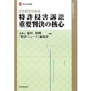ひと目でわかる特許侵害訴訟重要判決の核心(現代産業選書―知的財産実務シリーズ) [単行本]
