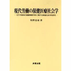 現代労働の保健医療社会学―VDT作業者の健康障害予防に関する保健社会学的研究