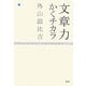 文章力―かくチカラ [単行本]