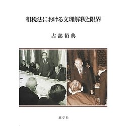 租税法における文理解釈と限界 [単行本]