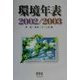 環境年表〈2002/2003〉 [単行本]