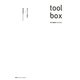 toolbox―家を編集するために [単行本]