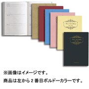 116 3年連用ダイアリーソフト版(ボルドー)