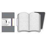 ヴォランルールドノートブック(横罫)2冊セット/ポケット－グレー [単行本]