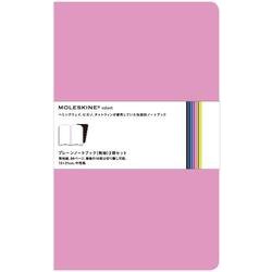 ヴォランプレーンノートブック(無地)2冊セット/ラージ－ピンク [単行本]