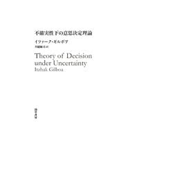 不確実性下の意思決定理論 [単行本]