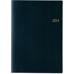 9604 能率手帳B5月間ブロック(黒) 4月始まり