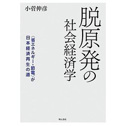 脱原発の社会経済学―"省エネルギー・節電"が日本経済再生の道 [単行本]