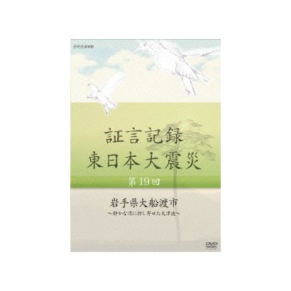 証言記録 東日本大震災 第19回 岩手県大船渡市 静かな湾に押し寄せた大津波 人気激安 Nhk Dvd