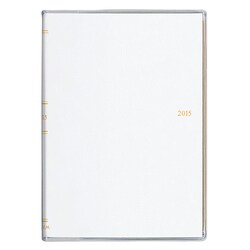 2245 ペイジェムB6ウィークリー3(ホワイト) [2015年版 B6サイズ 月曜始まり PAGEM（ペイジェム）シリーズ]