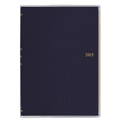 2231 ペイジェムA6ウィークリー1(ネイビー) [2015年版 A6サイズ 月曜始まり PAGEM（ペイジェム）シリーズ]