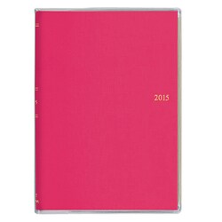 2233 ペイジェムA6ウィークリー2(ピンク) [2015年版 A6サイズ 月曜始まり PAGEM（ペイジェム）シリーズ]