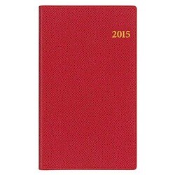 2196 ペイジェムウィークリー12(レッド) [2015年版 コンパクトサイズ PAGEM（ペイジェム）シリーズ]