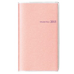 2724 ペイジェムマンスリー5(ピンク) [2015年版 縦長サイズ PAGEM（ペイジェム）シリーズ]