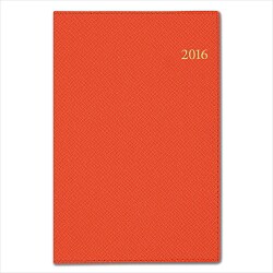 2194 [2016年1月始まり ペイジェム ウィークリー12 見開き1週間レフトタイプ タンジェリン]