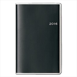 2203 [2016年1月始まり ペイジェム ウィークリー13 見開き1週間タイプ ブラック]