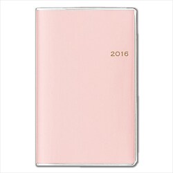 2204 [2016年1月始まり ペイジェム ウィークリー13 見開き1週間タイプ ライトピンク]