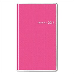 2728 [2016年1月始まり ペイジェム マンスリー5 見開き1ヶ月タイプ マゼンタ]