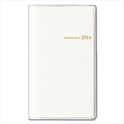 2721 [2016年1月始まり ペイジェム マンスリー5 見開き1ヶ月タイプ ホワイト]