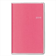 2209 [2016年1月始まり ペイジェム ウィークリー14S 見開き1週間レフトタイプ ベリーピンク]