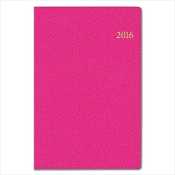 2196 [2016年1月始まり ペイジェム ウィークリー12 見開き1週間レフトタイプ ストロベリー]