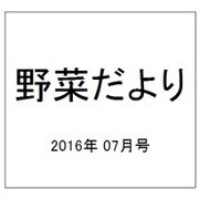 野菜だより 2016年 07月号 [雑誌]