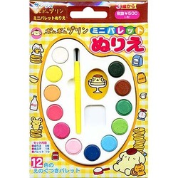 ポムポムプリンミニパレットぬりえ [絵本]