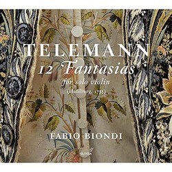 12 Fantasies For Violin Solo: Biondi [CD]