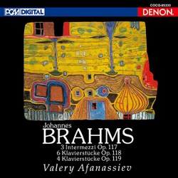 ヴァレリー・アファナシエフ／UHQCD DENON Classics BEST ブラームス:後期ピアノ作品集