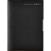 889 [フェルテ（R）9 黒 見開き1週間バーティカル式(土日均等タイプ) B6判 2017年4月始まり]