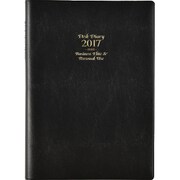931 [デスクダイアリー 黒 見開き1週間レフト式 B5判 2017年4月始まり]