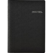 933 [デスクダイアリー 黒 見開き1週間バーティカル式 B5判 2017年4月始まり]