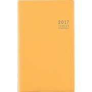 617 [ティーズファミリー手帳 スリム2 マリーゴールド 見開き2分の1ヵ月横ケイタイプ 新書判 2017年4月始まり]