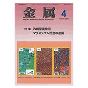 金属 2017年 04月号 [雑誌]