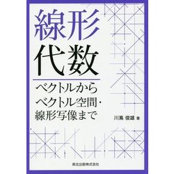 線形代数―ベクトルからベクトル空間・線形写像まで [単行本]