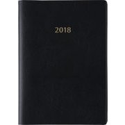 62 ウィークメモ付きダイアリー 黒 A5判 [2018年1月始まり]