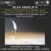 シベリウス:ヴァイオリン協奏曲(1903/04年オリジナル版)&(1905年現行版)
