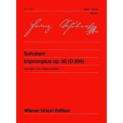 シューベルト　即興曲 作品90（D899）－新版(ウィーン原典版<408>) [単行本]