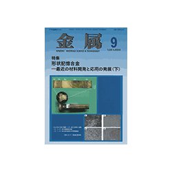 金属 2018年 09月号 [雑誌]