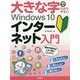 大きな字でわかりやすいWindows10インターネット入門 [単行本]