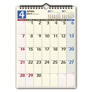能率 NOLTY 2019年 カレンダー 壁掛け45 A4変型 C145 [カレンダー]