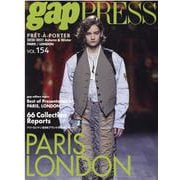 gap PRESS vol.154 PARIS＆LONDON 2020-2021 AUTUMN＆WINTER<154> [単行本]