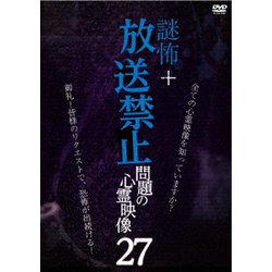 謎怖+ 放送禁止 問題の心霊映像27 [DVD]