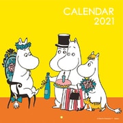 ムーミン壁掛けカレンダー　カラフルスクエアタイプ(学研カレンダー２０２１) [カレンダー]