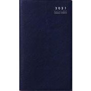 No.306 リベル インデックス 6 月曜始まり ブルー オン ノアール [2021年1月始まり]
