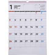 No.E533 ファミリーエコカレンダー壁掛 A3 [2021年1月始まり]