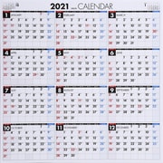 No.E3 エコカレンダー壁掛 A2変 [2021年1月始まり]